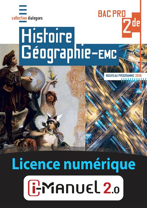 Histoire Géographie Emc 2de Bac Pro Coll Dialogues Licence