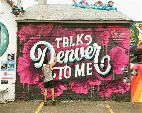 New Work Talk Denver To Me Mural — Vicarel Studios