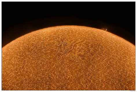 The Surface Of The Sun Taken Yesterday 15 Feb In Amazing Detail By