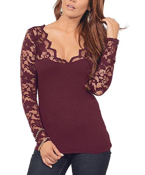 Romantic Lace Airs Its Elegance On The Sleeves Of This Date Ready Top