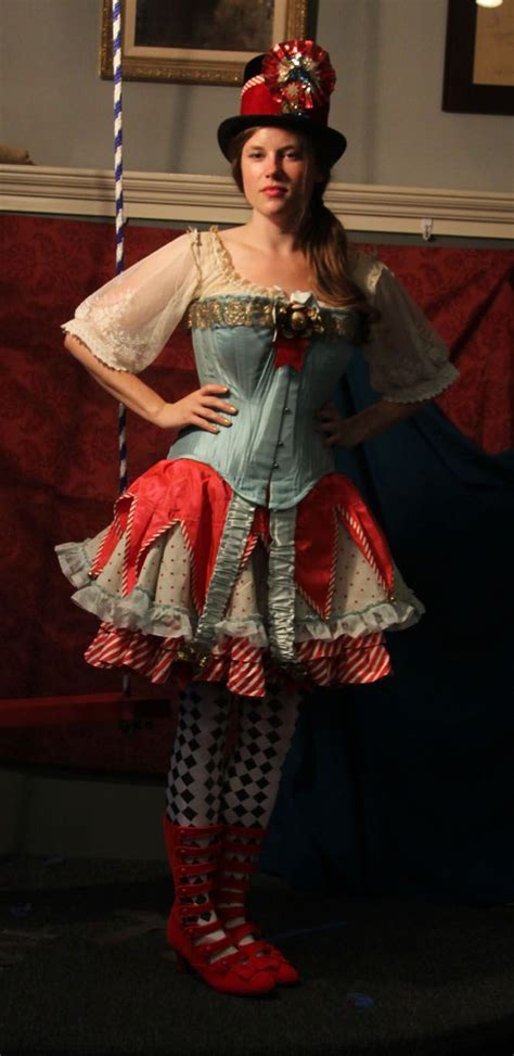 Here Is The Final Costume From The Circus Pose You Can See The Corset Shaping That Is Typical