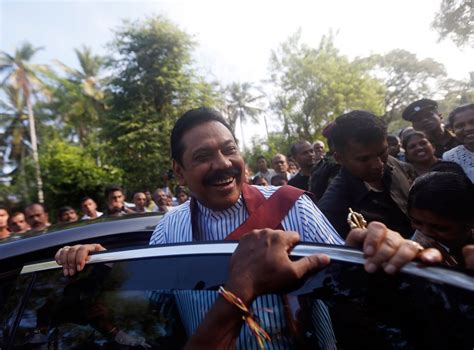Sri Lankan President Mahinda Rajapaksa Concedes Election Defeat The