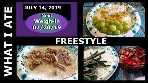 Full Day Of What I Eat In A Day On Ww Freestyle Weight Watchers