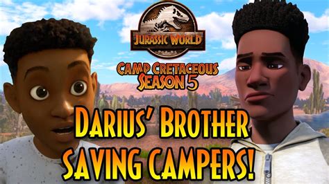 Darius Brother Saves The Campers In Jurassic World Camp Cretaceous Season 5