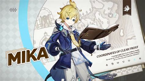 Genshin Impact Mika Character Demo Is Out The Click