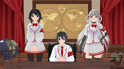 Ayano Taro And Megami As Student Council By Jasonwrite96 On Deviantart