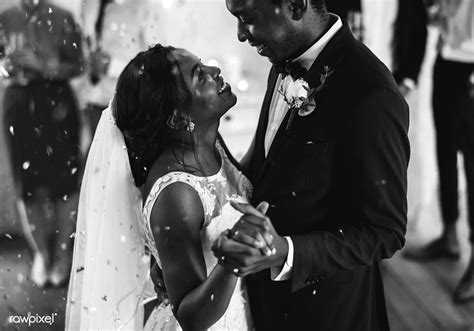 Download Premium Image Of Black Couple Dancing On Their Wedding Day