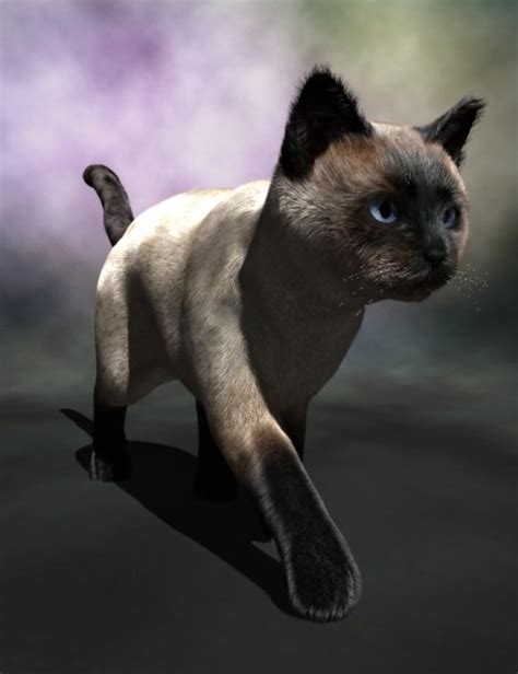 Real Fur For The Millennium Cat Daz3d And Poses Stuffs Download Free