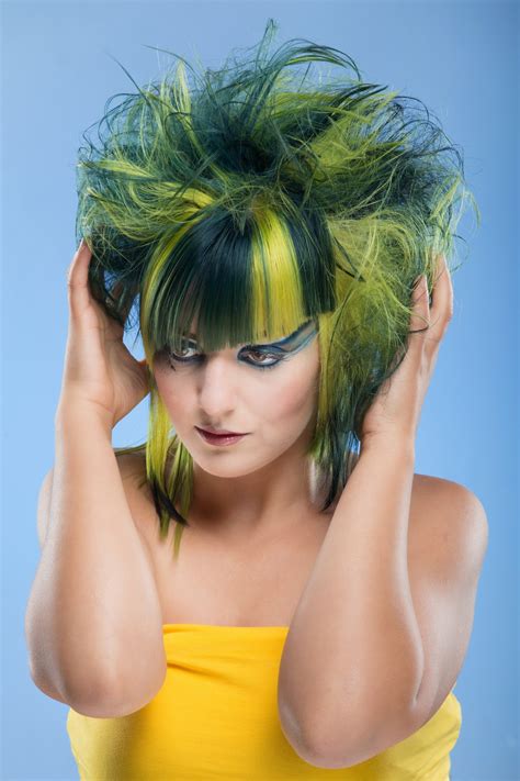 Fotos Gratis Cabello Flor Modelo Verde Formación Ropa Amarillo Peinado Pelo Largo