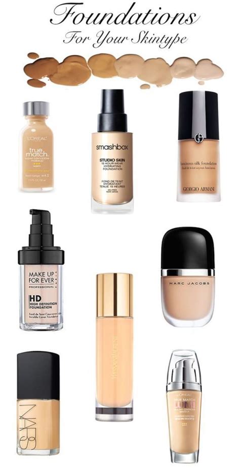 Foundations For Your Skin Type Liquid Edition Best Foundation For