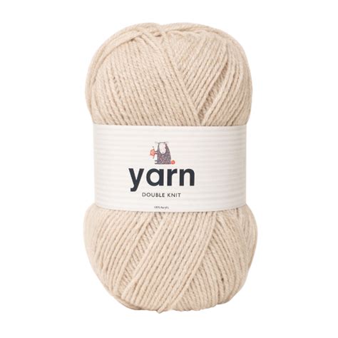 100g Oatmeal Double Knit Yarn