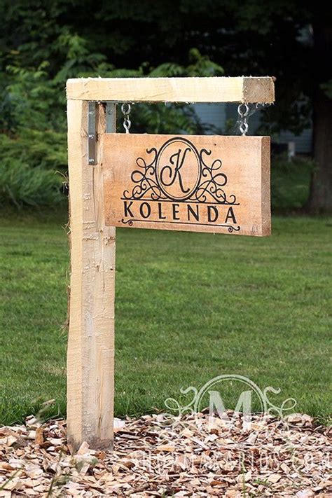 Custom Outdoor Sign Yard Sign Personalized Yard Sign Driveway Sign