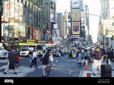 Times Square In New York City Stock Photo Alamy