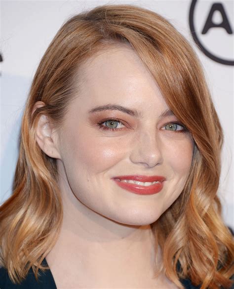 The recipient of several accolades, including an academy award, a british academy film award, and a golden globe award. EMMA STONE at Marie Claire Image Makers Awards in Los ...