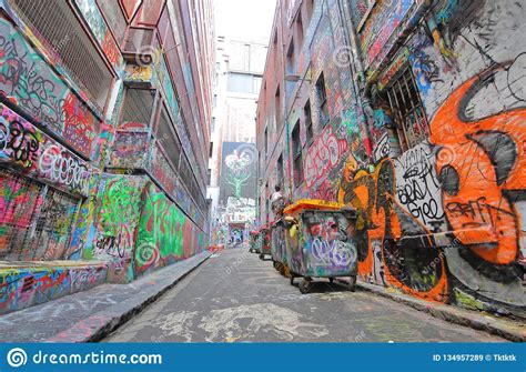 Street Art Graffiti Melbourne Australia Editorial Stock Image Image
