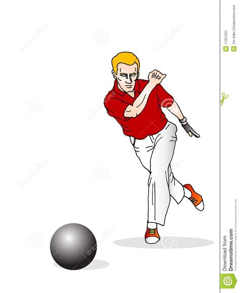 Jugador Del Bowling Stock De Ilustración Ilustración De Torpe 11057221