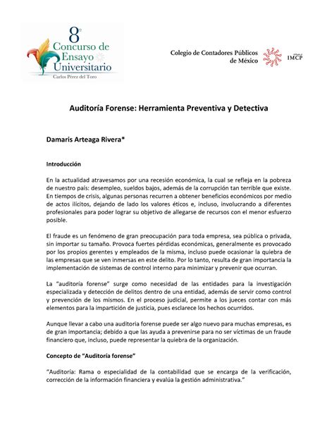 Auditoria Forense Caso Práctico Auditoría Forense Herramienta