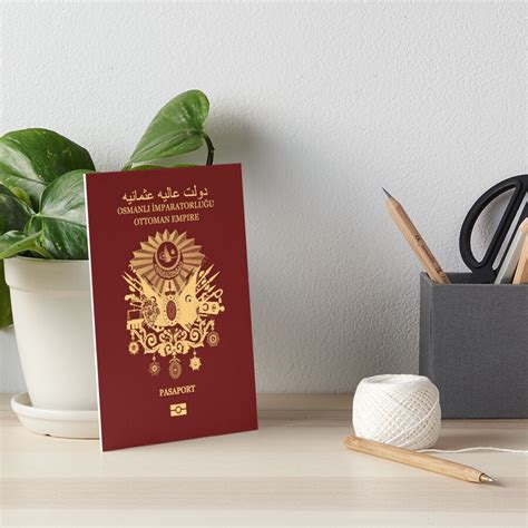 ottoman empire passport art board print for sale by hakvs redbubble