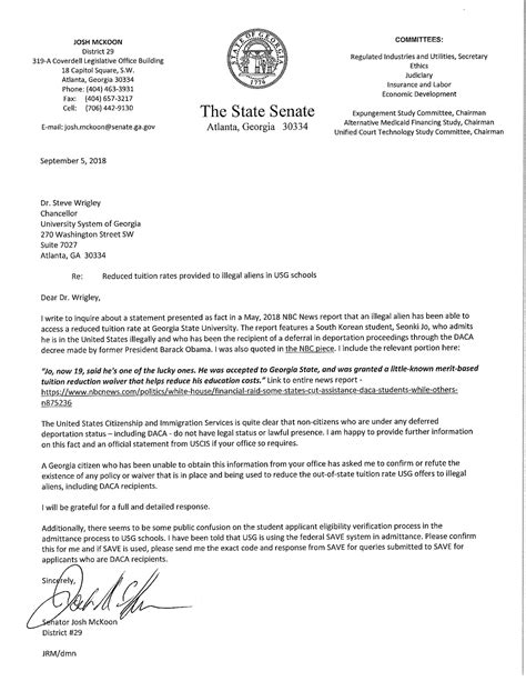 Such letters are usually written in order to provide consolation and hope to unhappy customers, of better service and consequent satisfaction in future. The Dustin Inman Society Blog » Senator Josh McKoon letter to USG Chancellor - Re; "little known ...