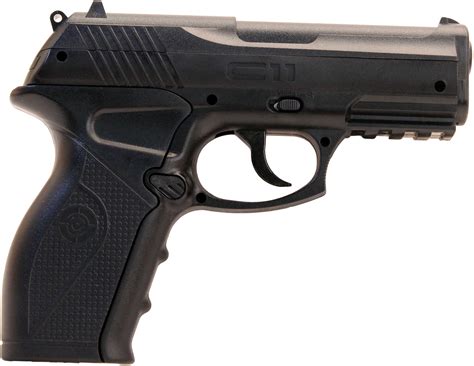 Crosman Model C11 Tactical Pistol 177 Bb Black Synthetic Stock Co2