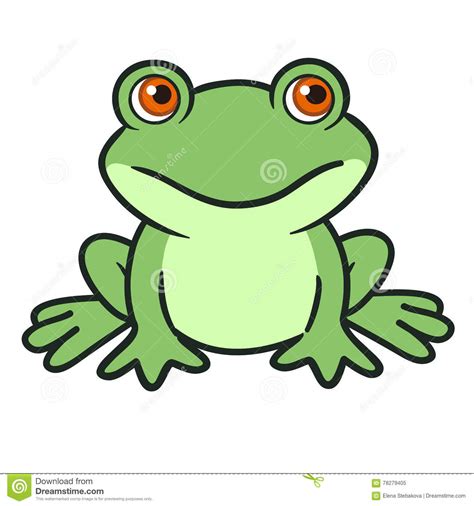Cute Cartoon Frog Stock Vector Illustration Of Cute