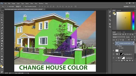 Change The Color Of Your House In Adobe Photoshop Cc To Paint Your