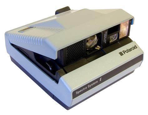 The immediate advantage seen over the existing scanning technology was the shorter imaging time. Polaroid Spectra System E (open; three-quarter view) | Flickr