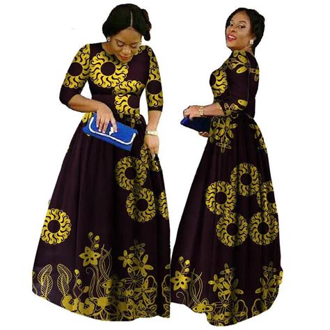 African Dresses For Women 2019 Ankara Length Plus Size Traditional