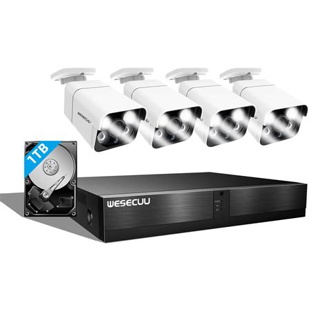 2 Way Audio 4k Poe Security Camera System8ch Poe Nvr With 4pcs 5mp