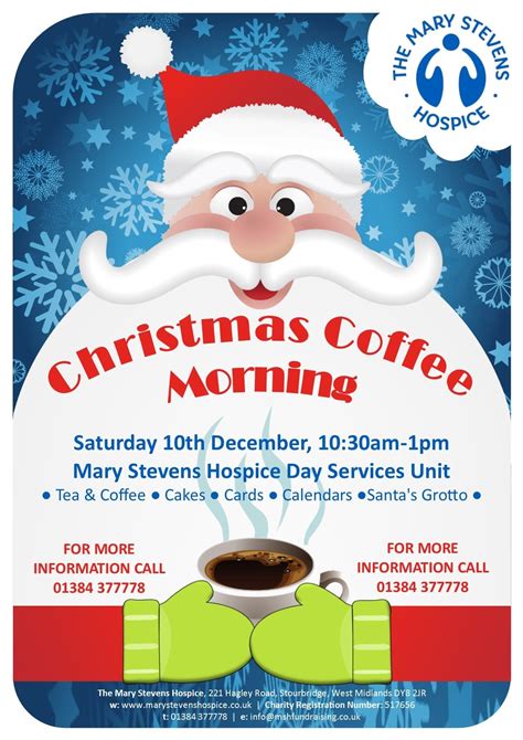 Christmas Coffee Morning At The Mary Stevens Hospice