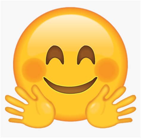 Happy Face Emoji With Hands