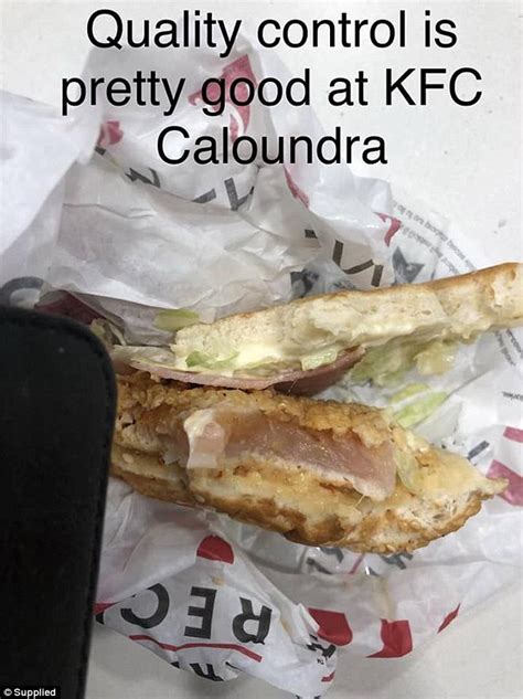 Quality Control Is Pretty Good At Kfc Qld Foodies Disgust After