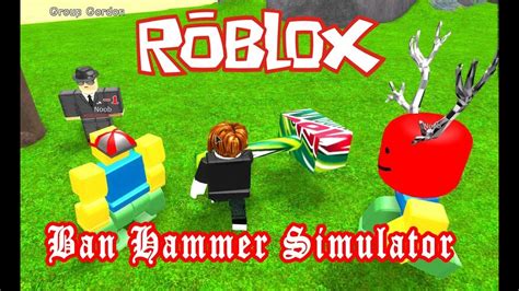 Klozet Ile Noobları Banladım Ban Hammer Simulator Roblox Youtube