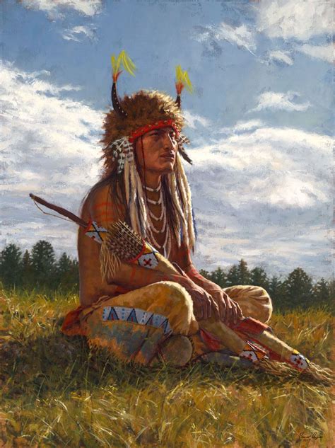 Lakota Sentinel Lakota Warrior James Ayers Native American Humor Native American Warrior
