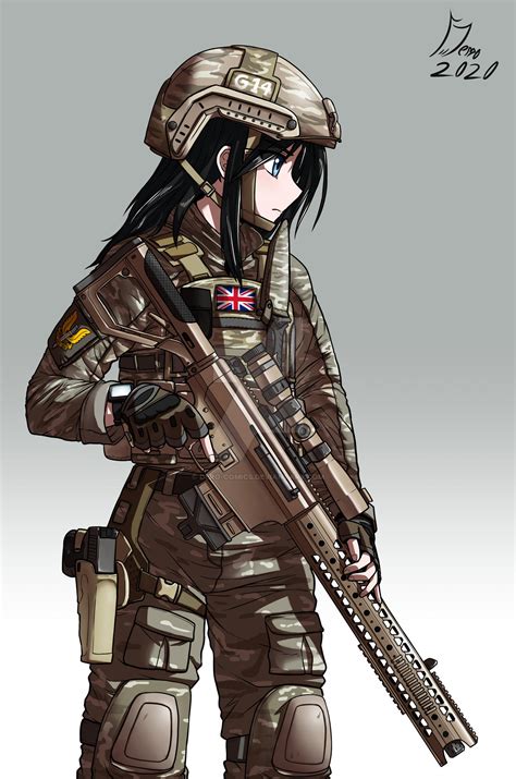 Tactical Anime Style Girl Comission By Dero Comics On Deviantart