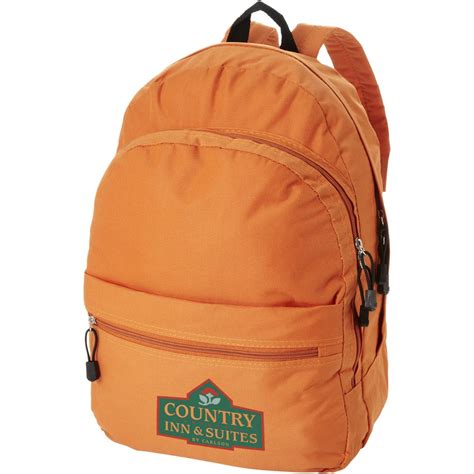 Printed Trend Backpack Orange Backpacks