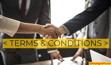 It connects people and the best restaurants together. Terms and Conditions - SafetySignsPH.com Philippines