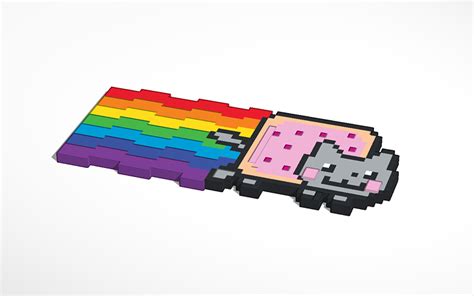 3d Design Perfect Nyan Cat Tinkercad