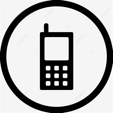 Vector Icono De Teléfono Celular Png Dibujos Iconos De Teléfono