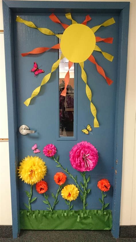 Spring Summer Classroom Door Decor Work Ideas Classroom Spring