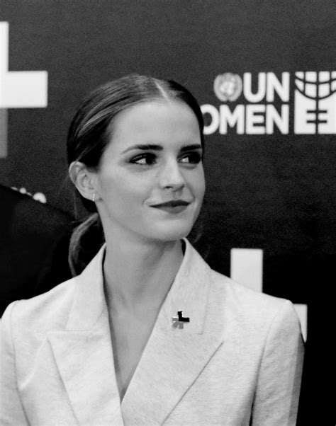 Un Women Goodwill Ambassador Emma Watson At The United Nations In New York On September 20th
