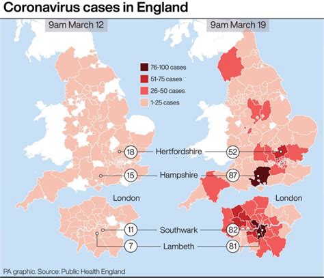 Cases and statistics by country and region. Matt Hancock: 1.4m people at greater risk from coronavirus