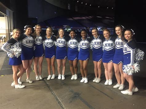 L K Varsity Cheerleaders Compete At State Uil Competition For The First