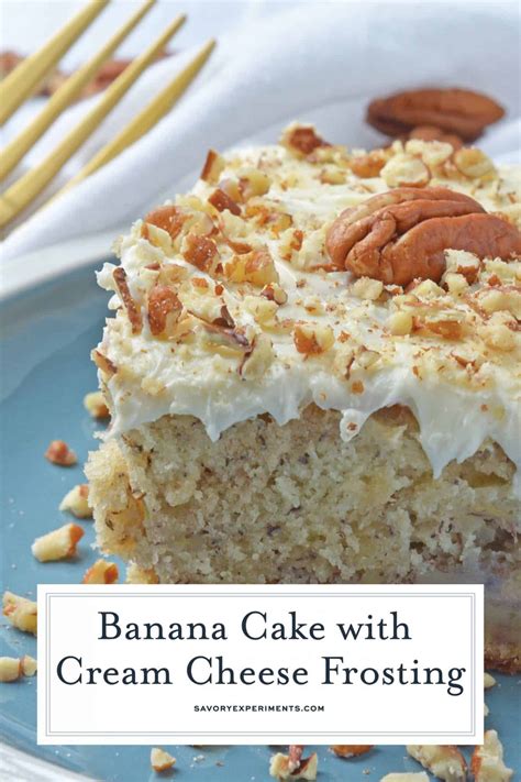 Super Moist Banana Cake Is A Great Way To Use Ripe Bananas Mix It With Walnuts And Top With A