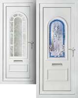 Aluminium and PVC Front and Back Doors in Liniar and Smarts Profile.