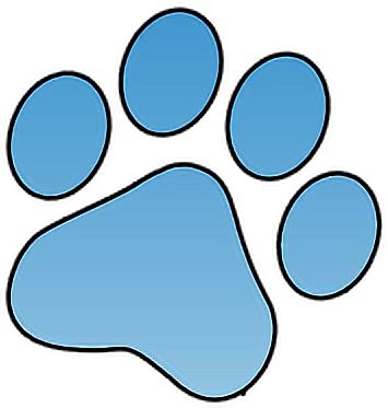 #pawprint #freetoedit #sticker #dog #paw #blue #freetoedit ...