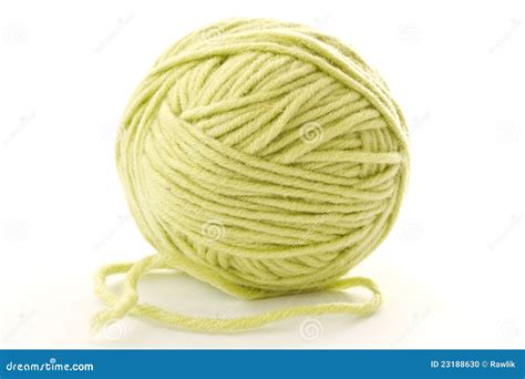 Ball Of Woolen Threads Stock Photo Image Of Colorful 23188630