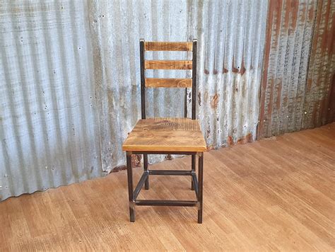 Industrial Style Dining Chair Bespoke Dining Chairs Wooden Chairs