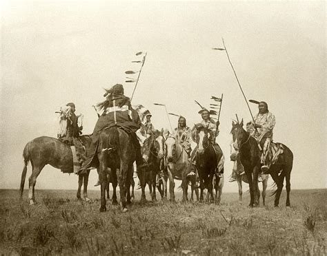Atsina Warriors On Horseback Photograph By Underwood Archives Fine