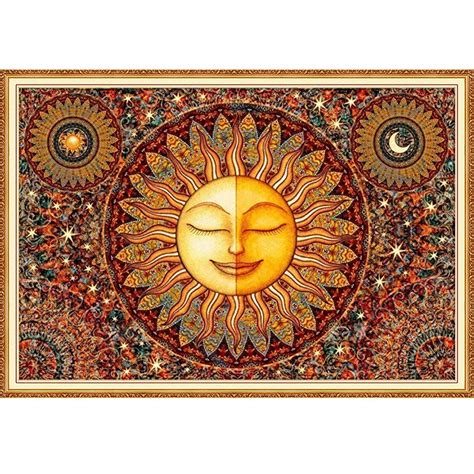 Sun Mosaic Pattern Free Patterns